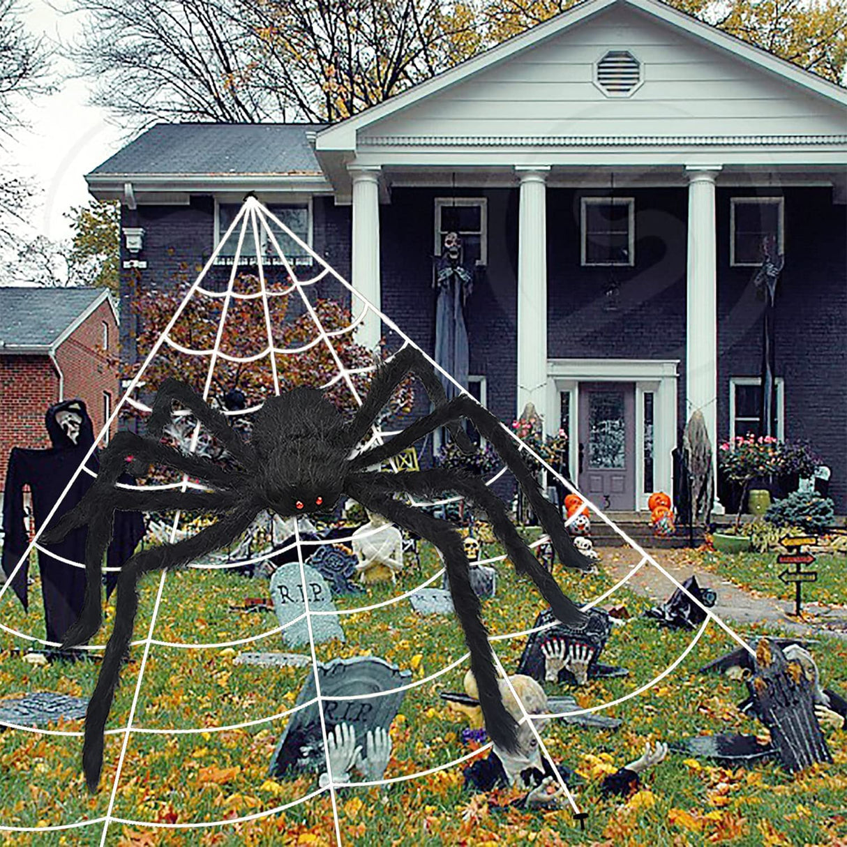 Halloween Spider Web Decoration