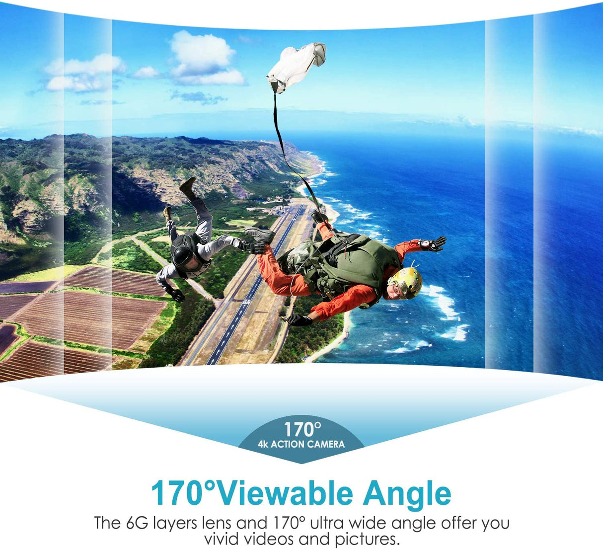 4K WiFi Sports Action Camera + Accessories Set