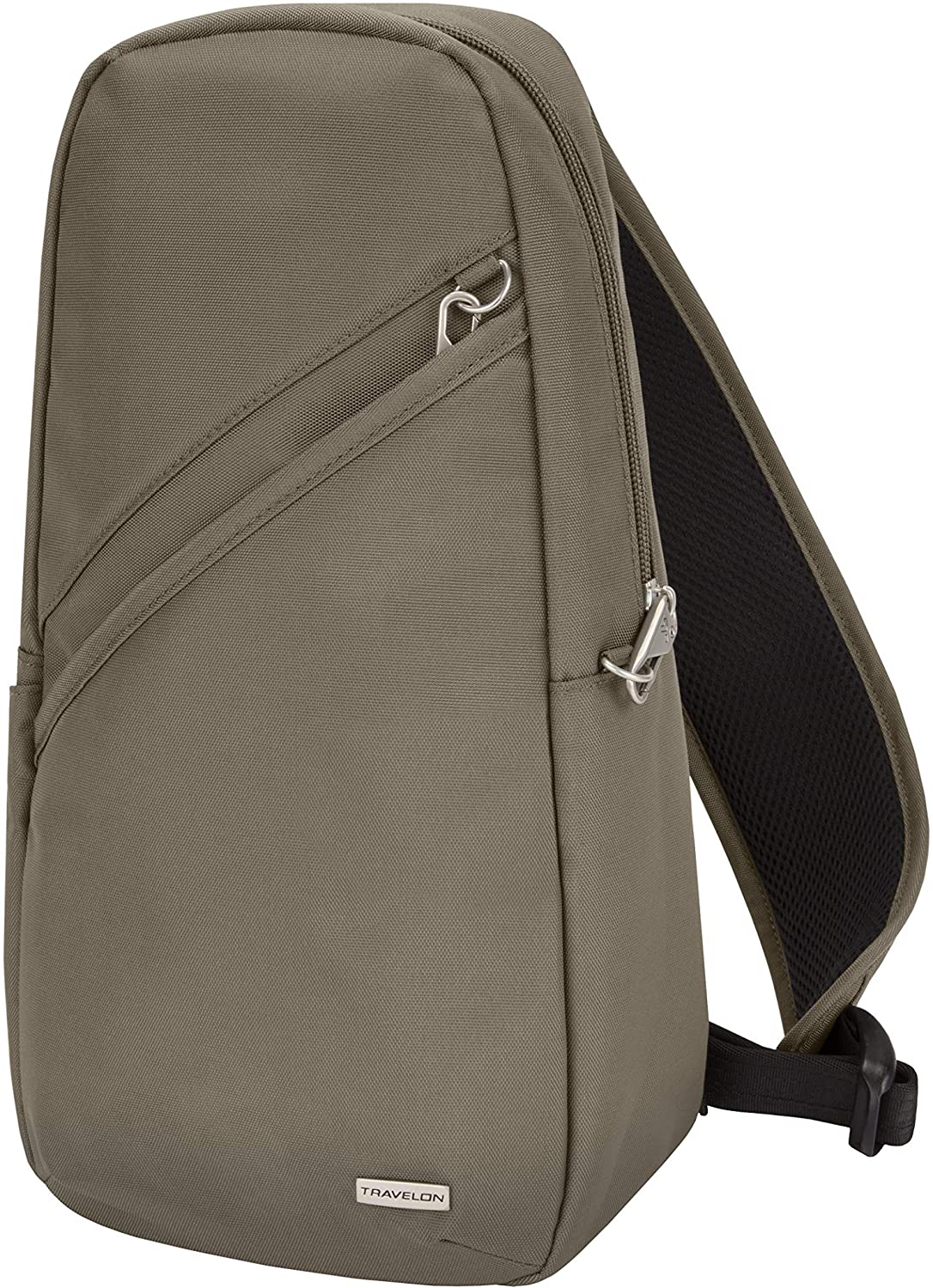 Travelon Classic Sling Bag, Nutmeg, Travelon Anti-theft Classic Sling Bag