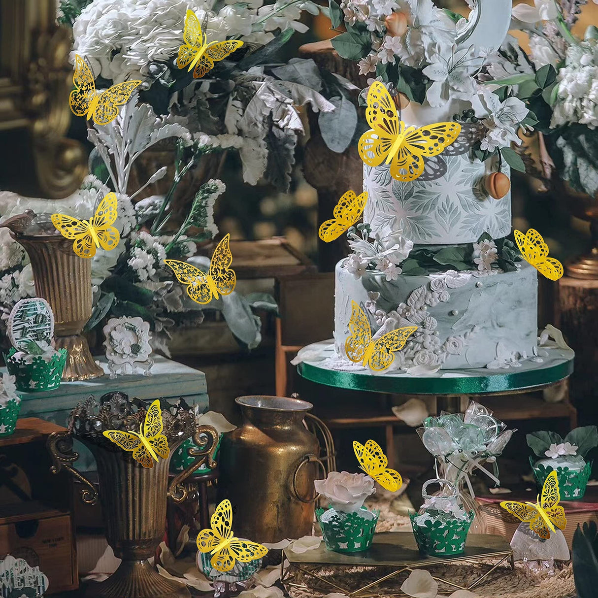 3D Butterfly Wall Stickers 72Pcs