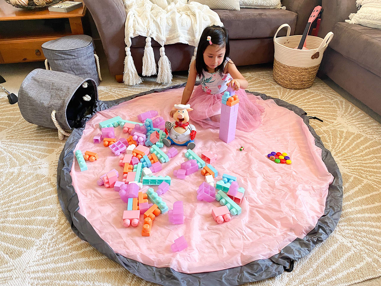 Play Mat Toy Storage Container