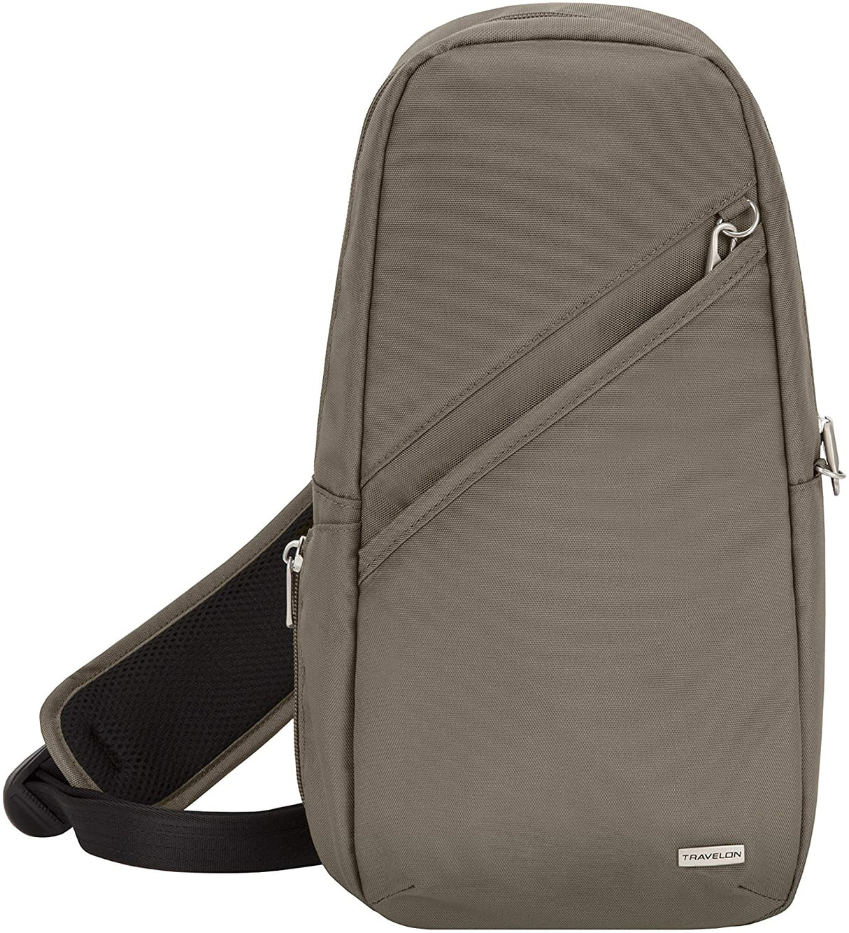 Travelon Classic Sling Bag, Nutmeg, Travelon Anti-theft Classic Sling Bag