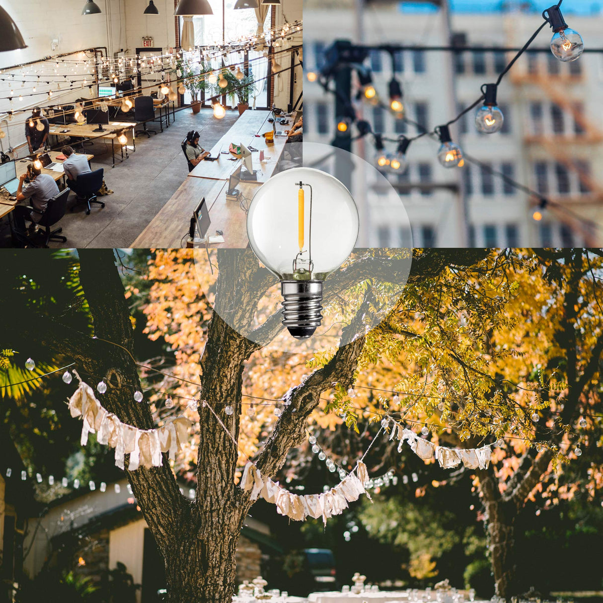 Solar String Lights-10 Globes