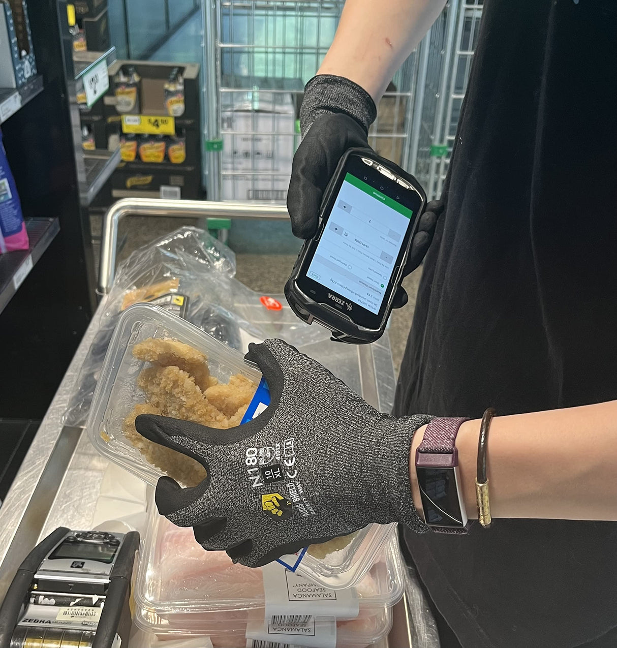 12 Pairs Micro-foam Nitrile Coated Work Gloves, Ideal for General Purpose, Automotive, Construction, Home Improvement (Touchscreen Compatible)