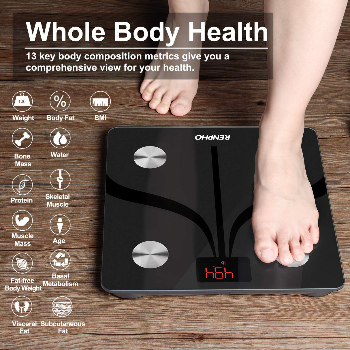 Smart Bluetooth Body Fat Scale