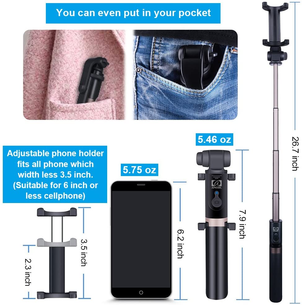 Foldable Tripod Selfie Stick