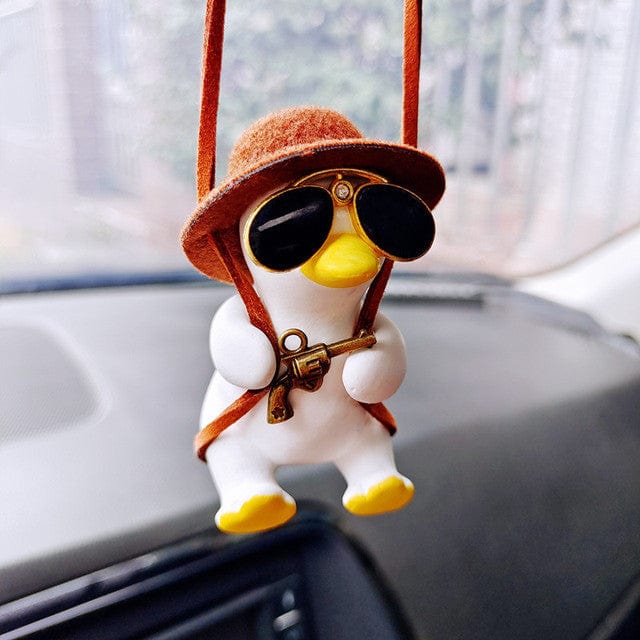 Super Cute Swing Duck Mirror Hanging Car Interior Accessories