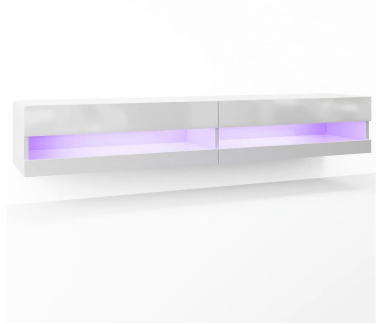 180cm Floating TV Stand Cabinet Wall Mounted Entertainment Unit with LED Lights