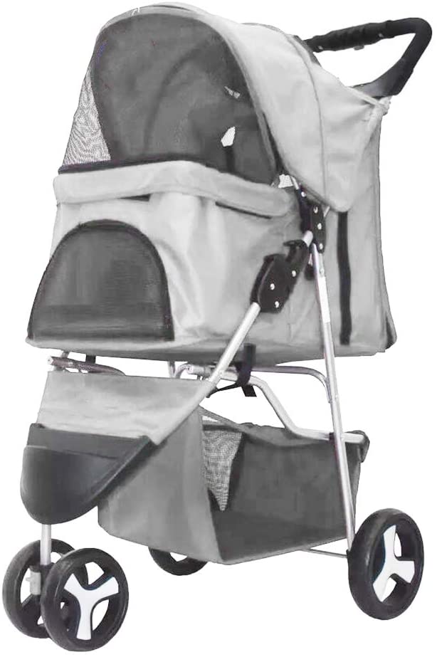 3-Wheel Folding Pet Stroller