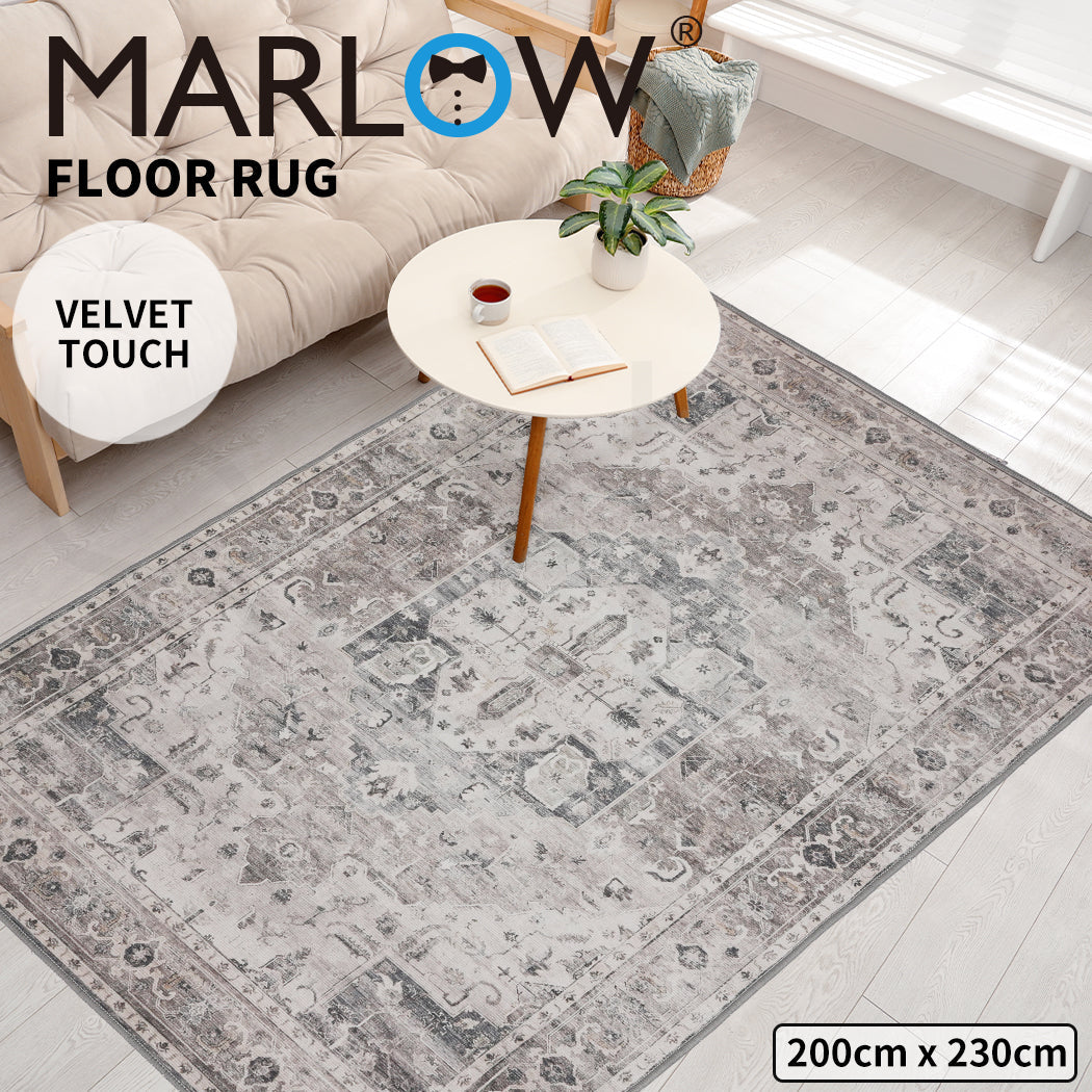 Marlow Floor Rug Non Slip Large Area Carpet Rugs Mat Bedroom Living Room Soft