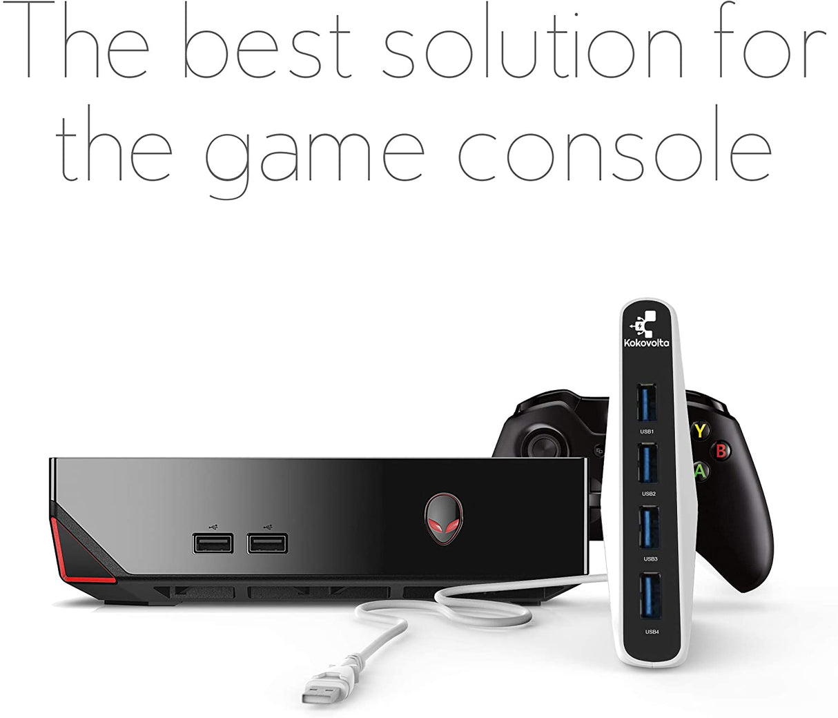 USB Hub 3.0 Vertical Data Hub with Long Cord