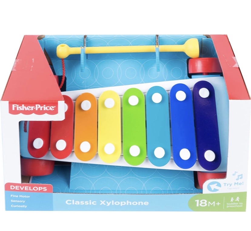 Classic Xylophone, Musical Instrument Pull Toy