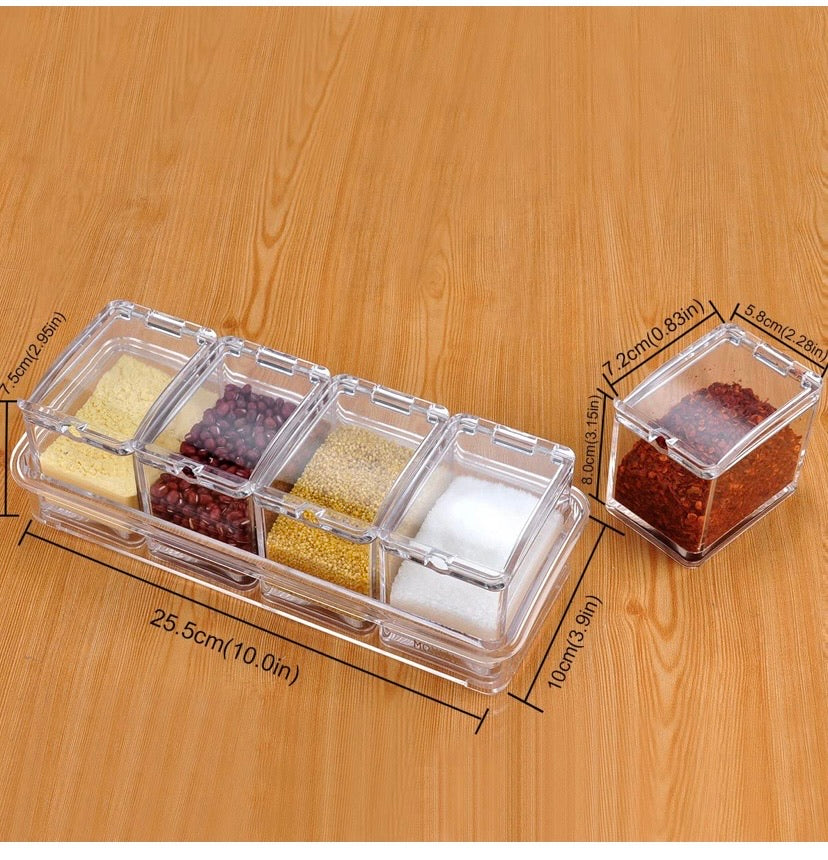 Clear Seasoning Rack Spice
