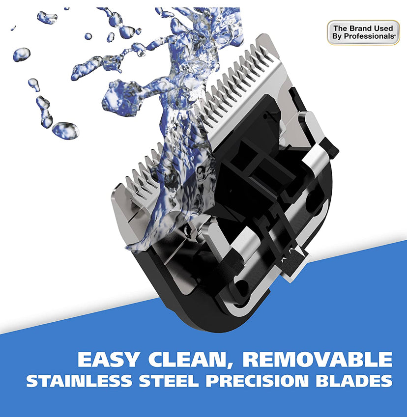 Wahl Easy Pro Pet Rechargeable Dog Grooming Kit – Quiet Low Noise Heavy-Duty Electric Dog Clipper for Dogs & Cats with Thick & Heavy Coats - Model 9549