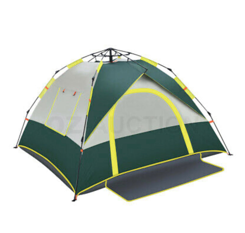 3 Person Pop Up Camping Tent Portable Beach Instant Shelter Sun Shade Hiking