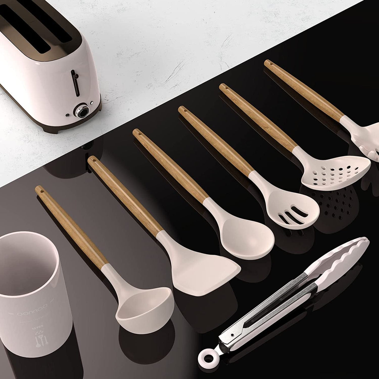 Silicone Kitchen Cooking Utensil Set (13pcs)