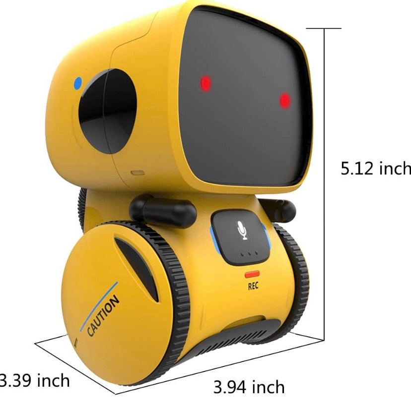 REMOKING Robot Toy for Kids,STEM Educational Robotics,Dance,Sing,Speak,Walk in Circle,Touch Sense,Voice Control, Your Children Fun Partners(Yellow)