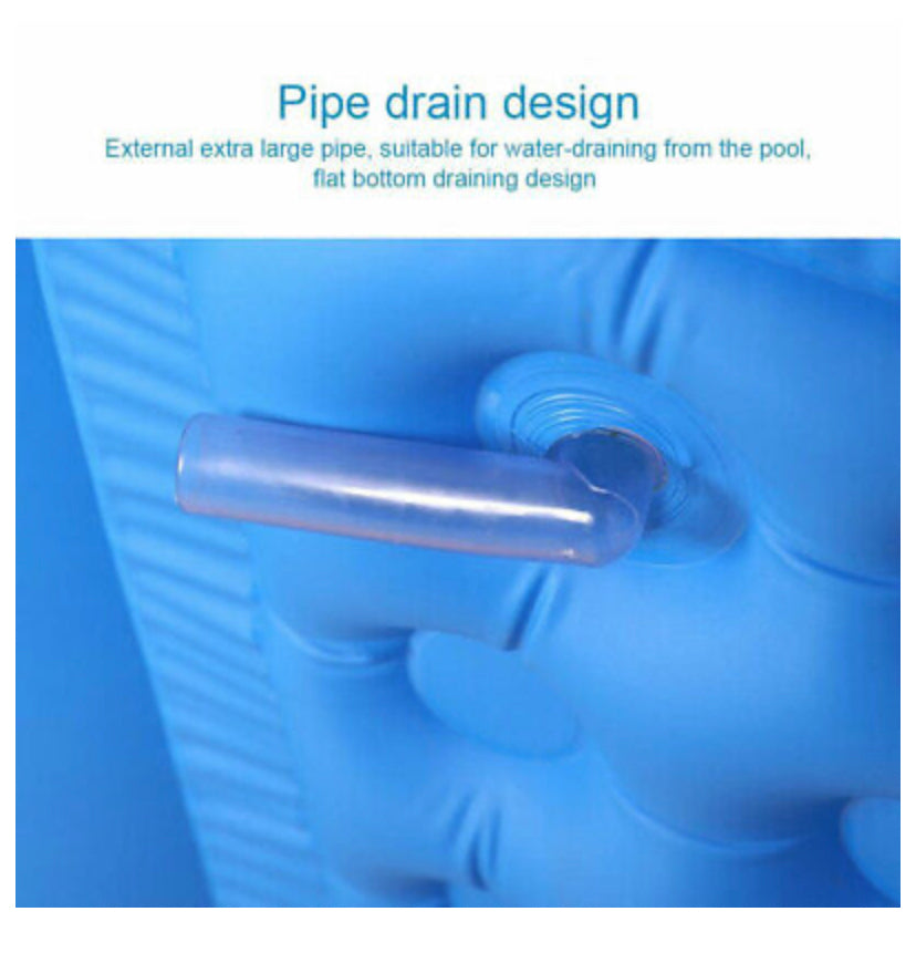 Large 300CM Children Kids Inflatable Swimming Pool