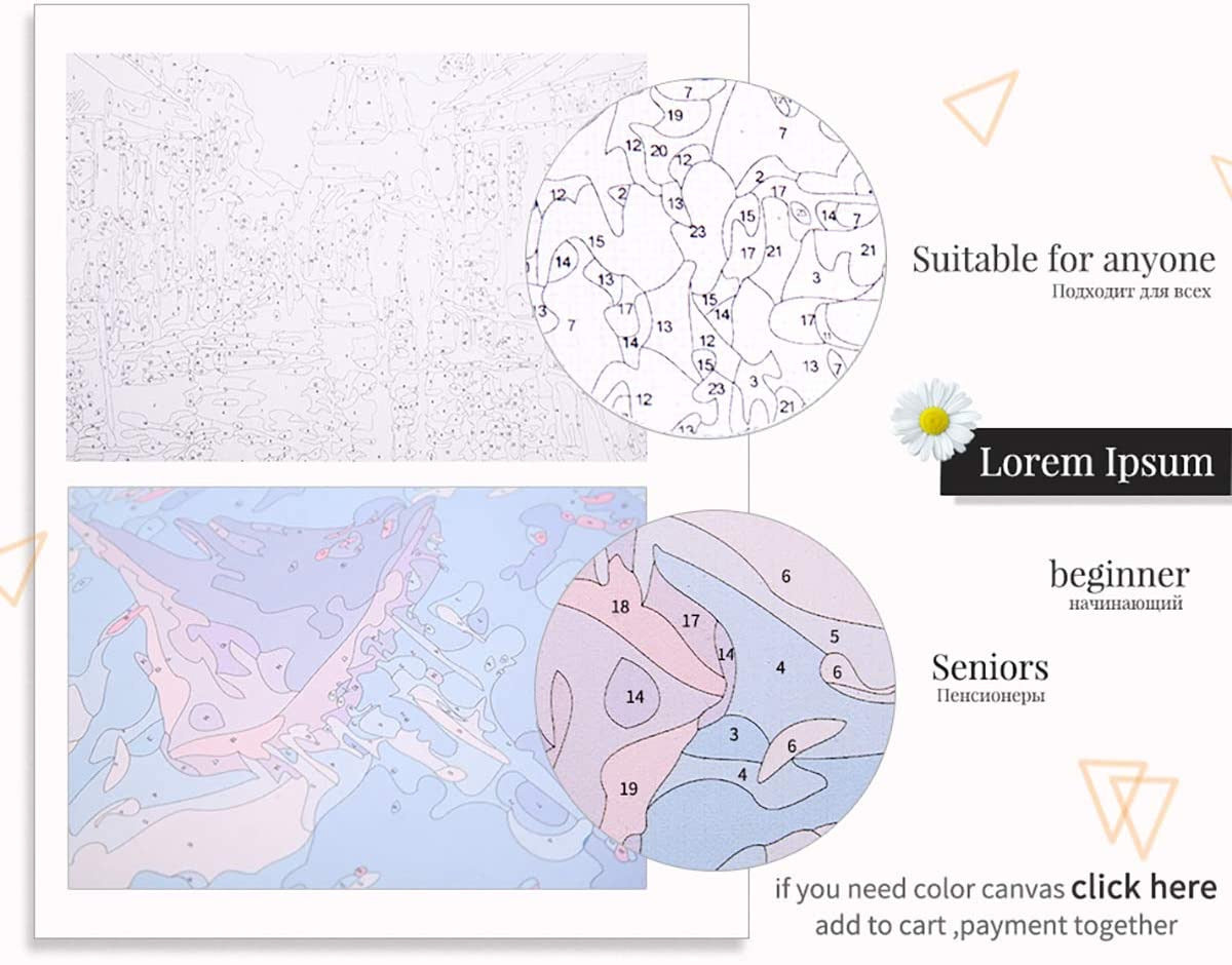 DIY Painting by Numbers for Beginner & Kids