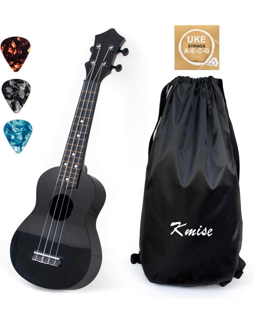 21 Inch Soprano Ukulele for Kids Adult Beginners Toys Gift Ukelele with Gig Bag Picks String
