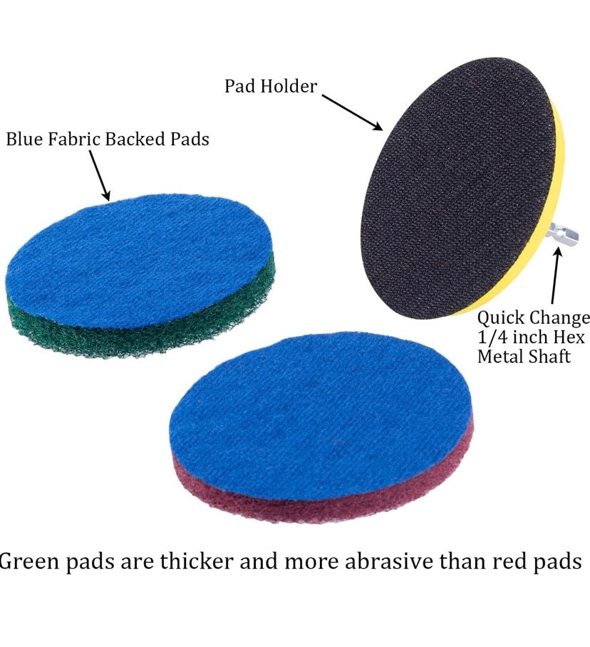 Drill Power Brush Scrubber