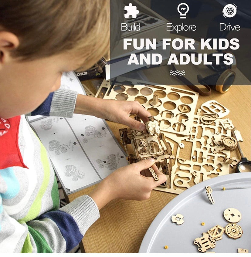 Wooden 3D Puzzle Assembly Toy