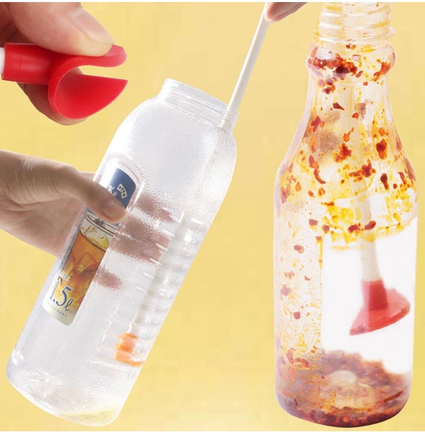 36cm Silicone Bottle Scraper - Reusable Tool to Get The Last Drop, Last Drop Silicone Spatula - 14" Flexible and Reusable Kitchen Aid Utensil, Silicone Scraper - Long Handle Cleaning Tools