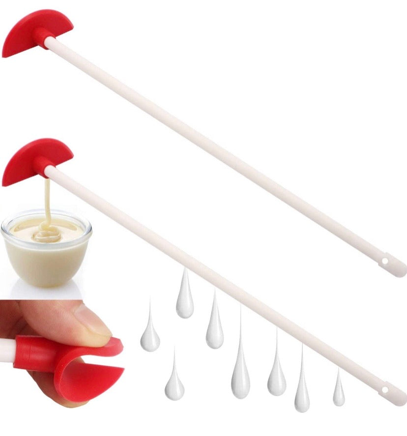 36cm Silicone Bottle Scraper - Reusable Tool to Get The Last Drop, Last Drop Silicone Spatula - 14" Flexible and Reusable Kitchen Aid Utensil, Silicone Scraper - Long Handle Cleaning Tools