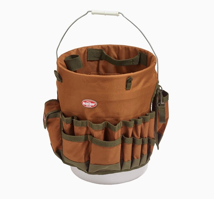 Bucket Boss The Bucketeer Bucket Tool Organizer in Brown