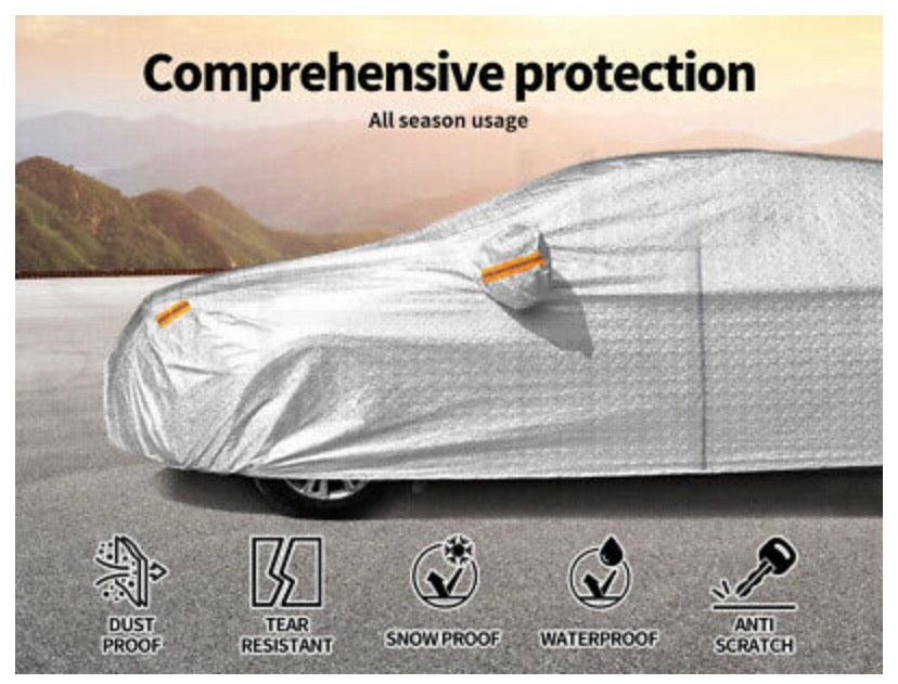 Car Cover Waterproof UV Dust Proof Large Full Coverage Cover 3XXL 530x200x150cm