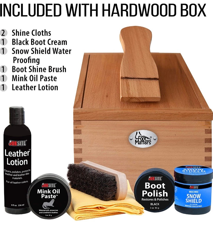 Professional Shoe Shine Valet Kit