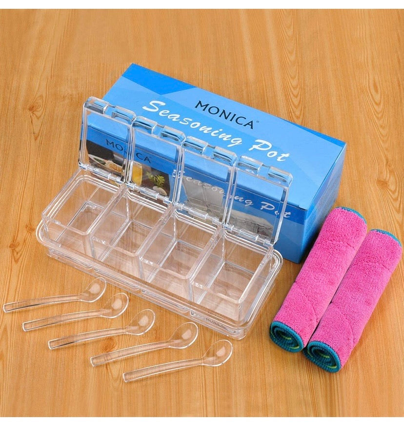 Clear Seasoning Rack Spice