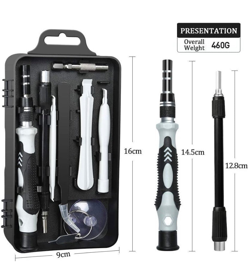 Mini Precision Screwdriver Set, 115 in 1 Set, Professional Repair Tool Kit with Magnetic Driver for Cellphone, Computer, Laptop, Watch, PS4 and Another Daily/Professional Use
