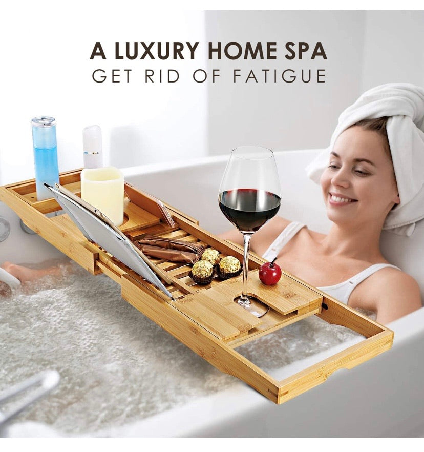 Premium Bamboo Bath Trays