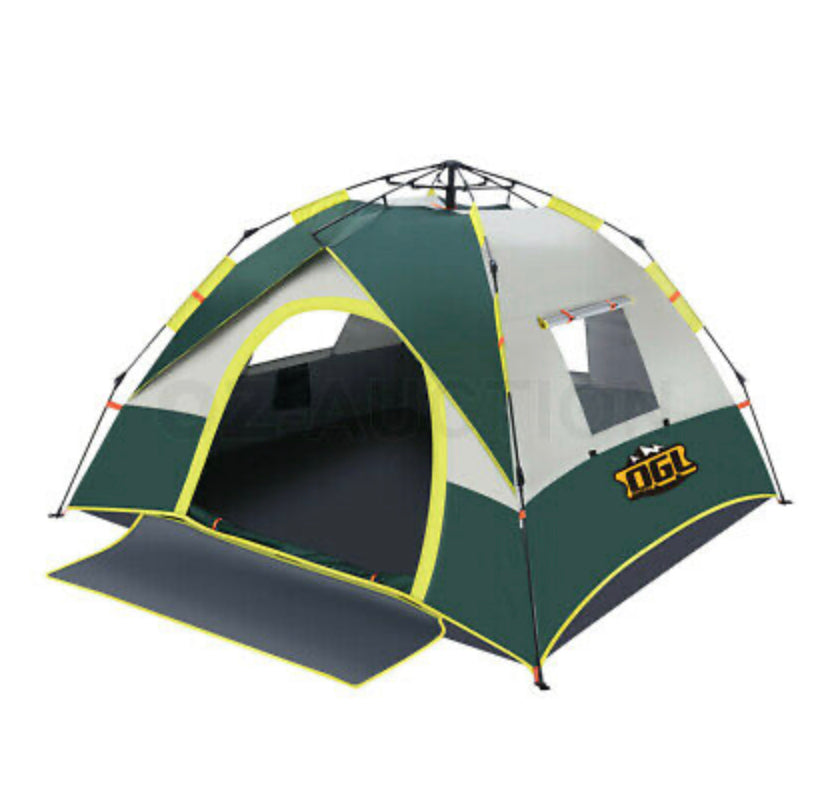 3 Person Pop Up Camping Tent Portable Beach Instant Shelter Sun Shade Hiking