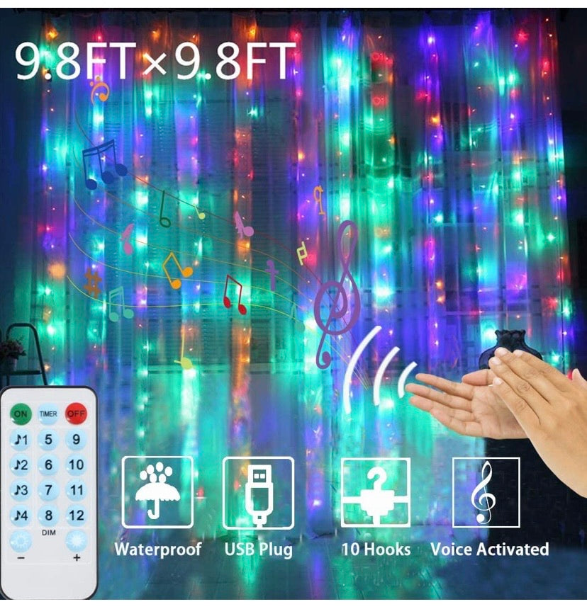 Curtain Lights Voice Activated