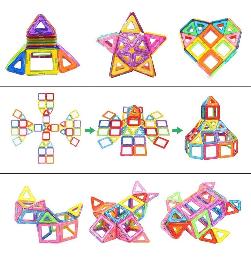 Magnetic Building Blocks 110 Pcs