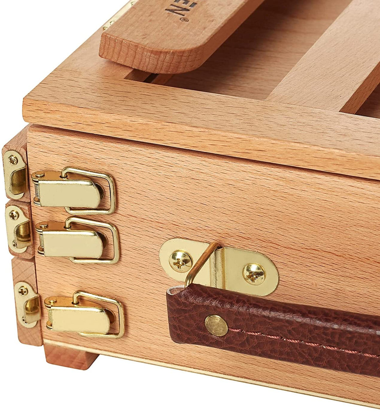 MEEDEN Artist Tabletop Sketchbox Easel- Multi-Function Adjustable Beech Wood Sketch Box Easel with 3-Drawer for PleinAir Artist, Art Students