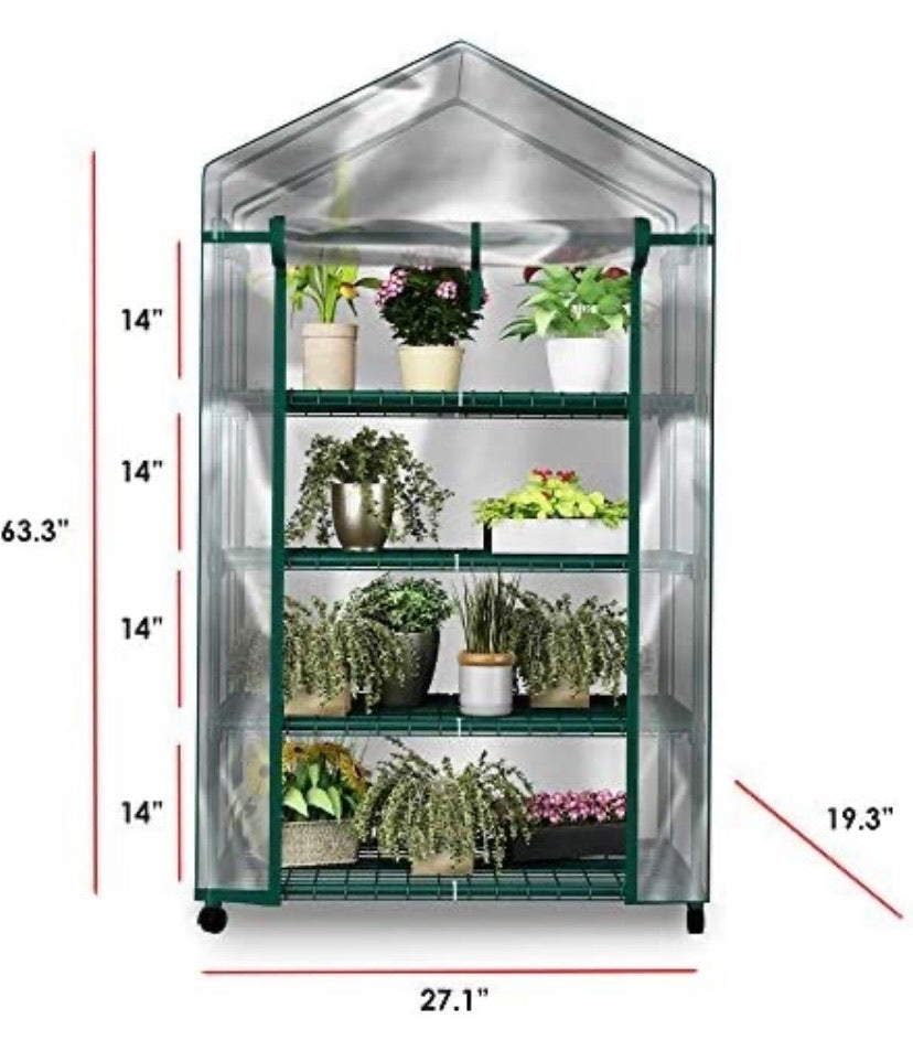 Home-Complete Mini Greenhouse-4-Tier