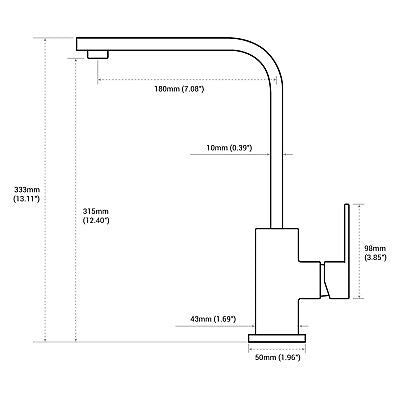 Brass Swivel Kitchen Sink Tap Faucet Laundry Basin mixer Matte Black/ Gold