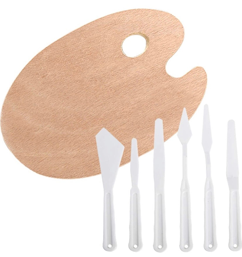 MEEDEN 46-Piece Oil Painting Set with Beech Wood Table Easel, 12MLX24 Oil Paint Tubes and All The Additional Supplies, Perfect for Beginning Artists, Students and Kids