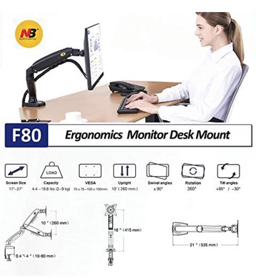 Monitor Desk Mount Stand