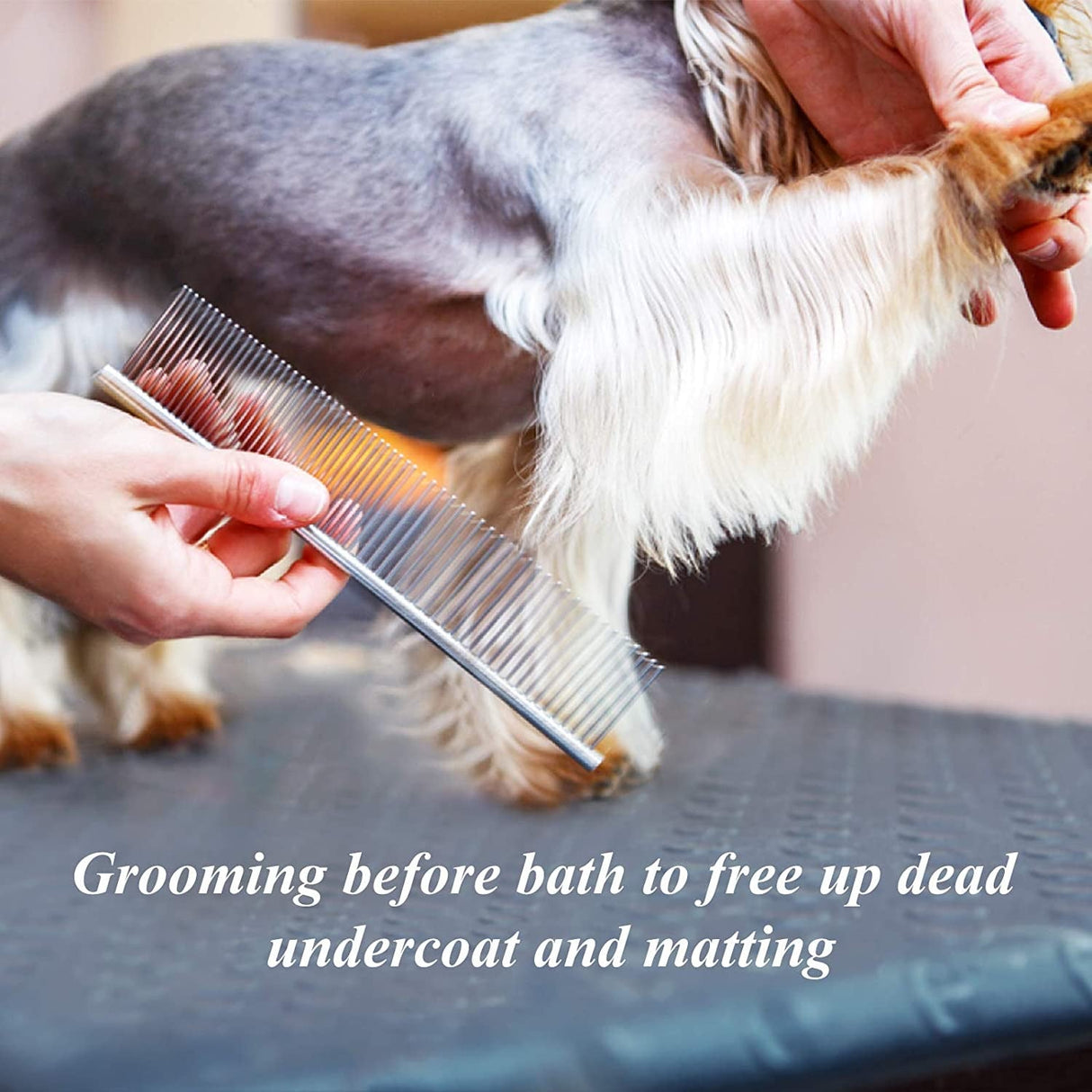 Dog Grooming Scissors, Bubuxy Pet Grooming Trimmer Kit, Dog Cat Grooming Shears Set, The kit Includes Cutting Scissors, Thinning Shear, Curved Scissors, Grooming Comb