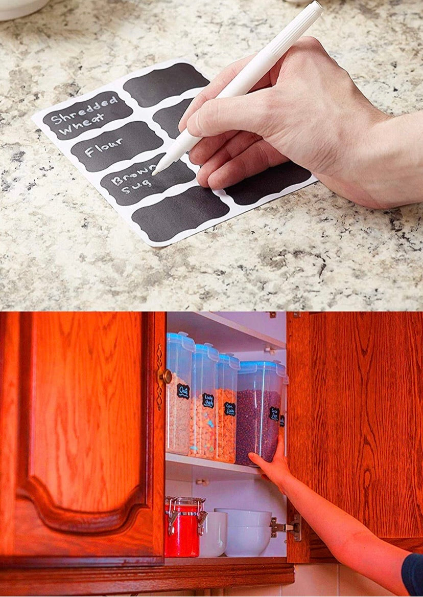 4L Large Cereal Containers Storage Set of 4