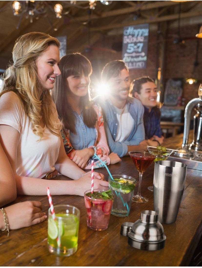 9Pcs Cocktail Shaker Set