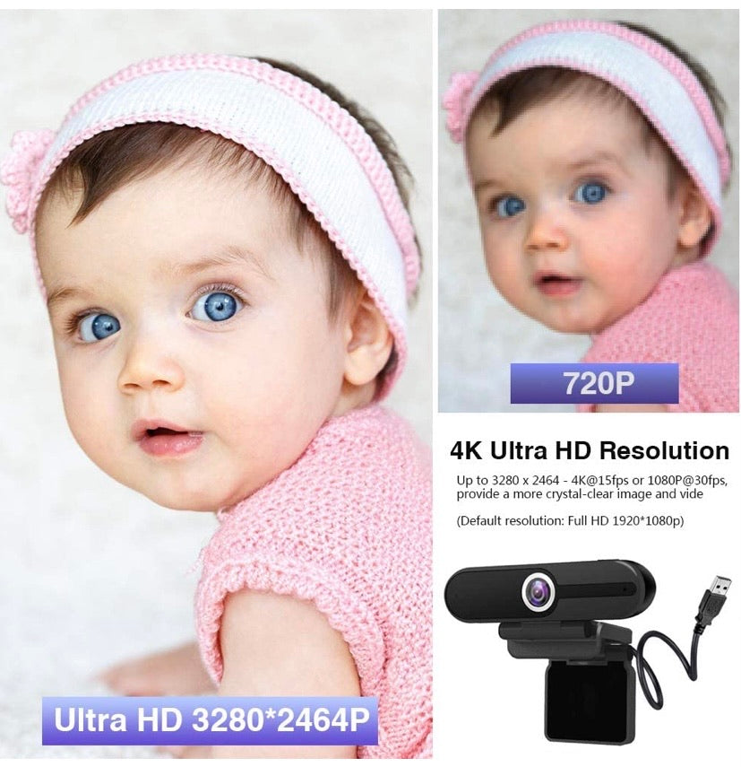 Ultra HD 4K Webcam