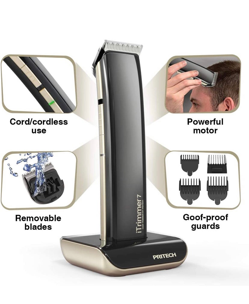 Cordless Hair Clippers for Men Professional Hair Trimmer For Men Hair Cutting Kit