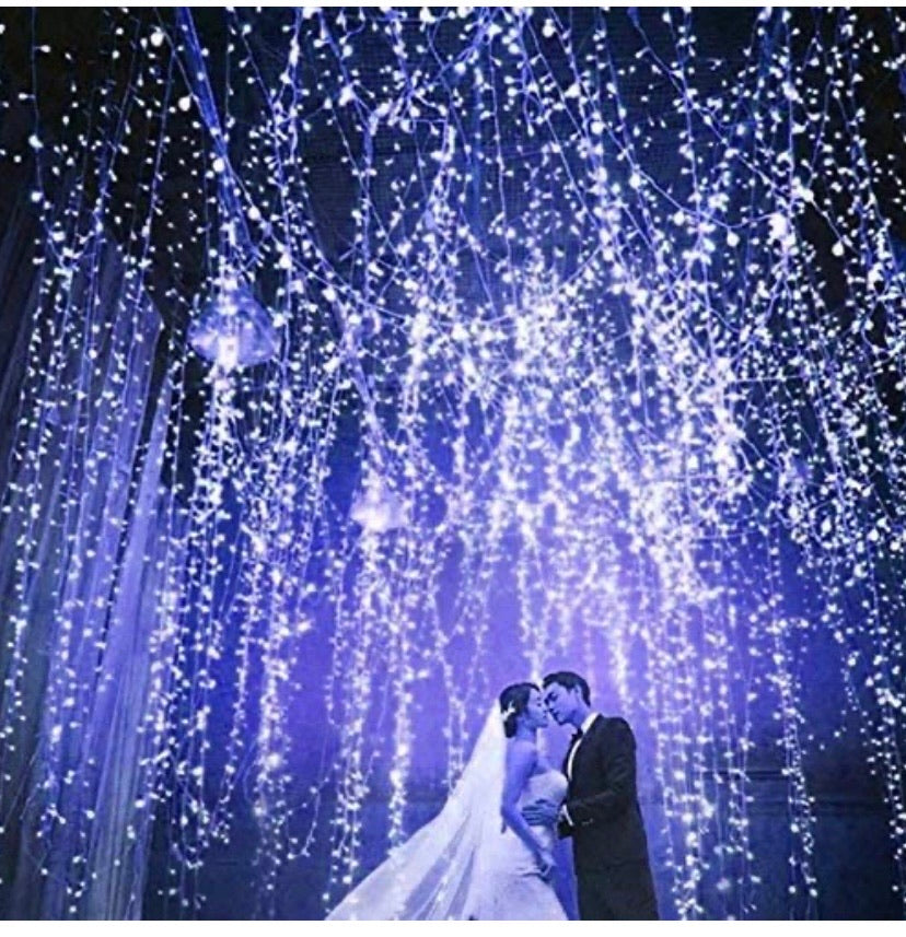 Solar String Lights 200 LED Fairy Lights (Blue)