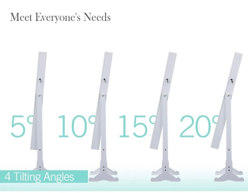 LED Light Jewelry Cabinet black