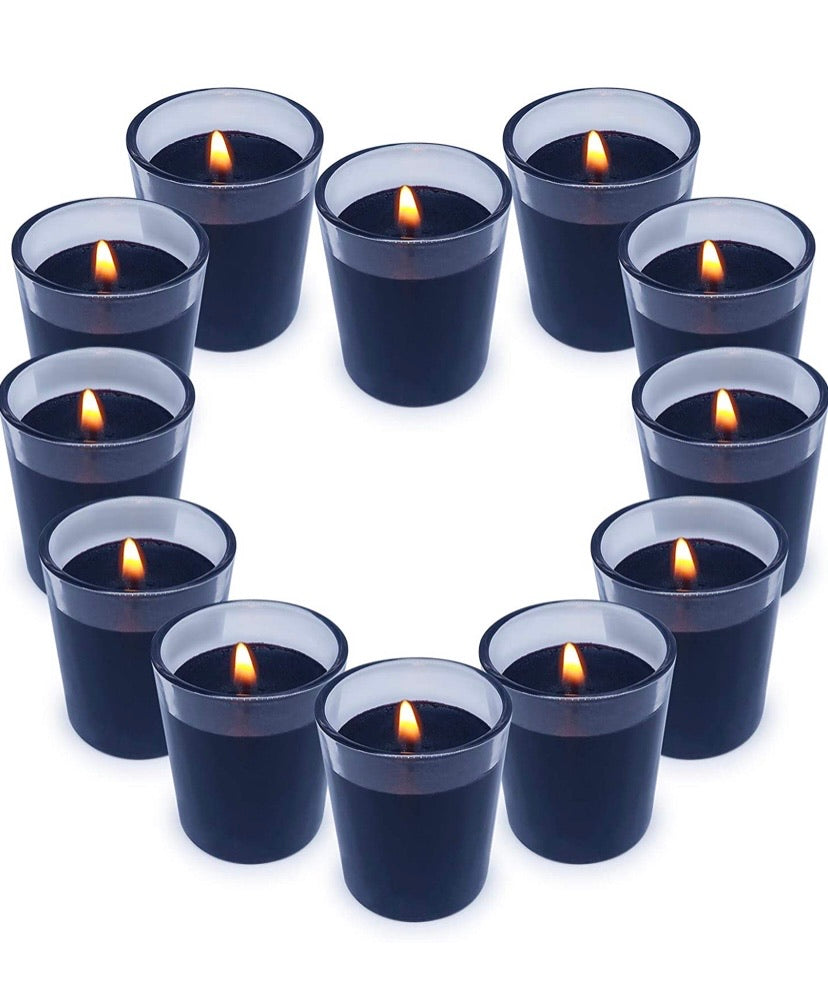 Black Votive Candles